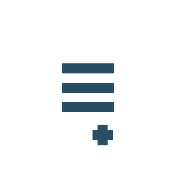 The image features a stylized icon depicting a medical cross with a blue checkmark inside it, suggesting healthcare or health-related services, placed within a white border that resembles a traditional paper-based medical record or certificate.
